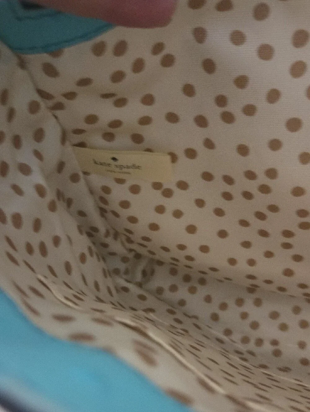 Kate Spade Ostrich Turqouise Tote Handbag